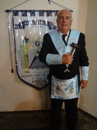 5º Venerável da Loja, gestão 2012/2014 Alberto Daru (Ir. DARU)